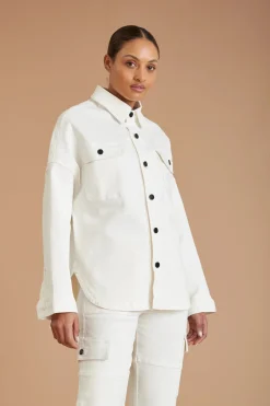 AF Denim Longsleeve Shirt<ALL FENIX Fashion
