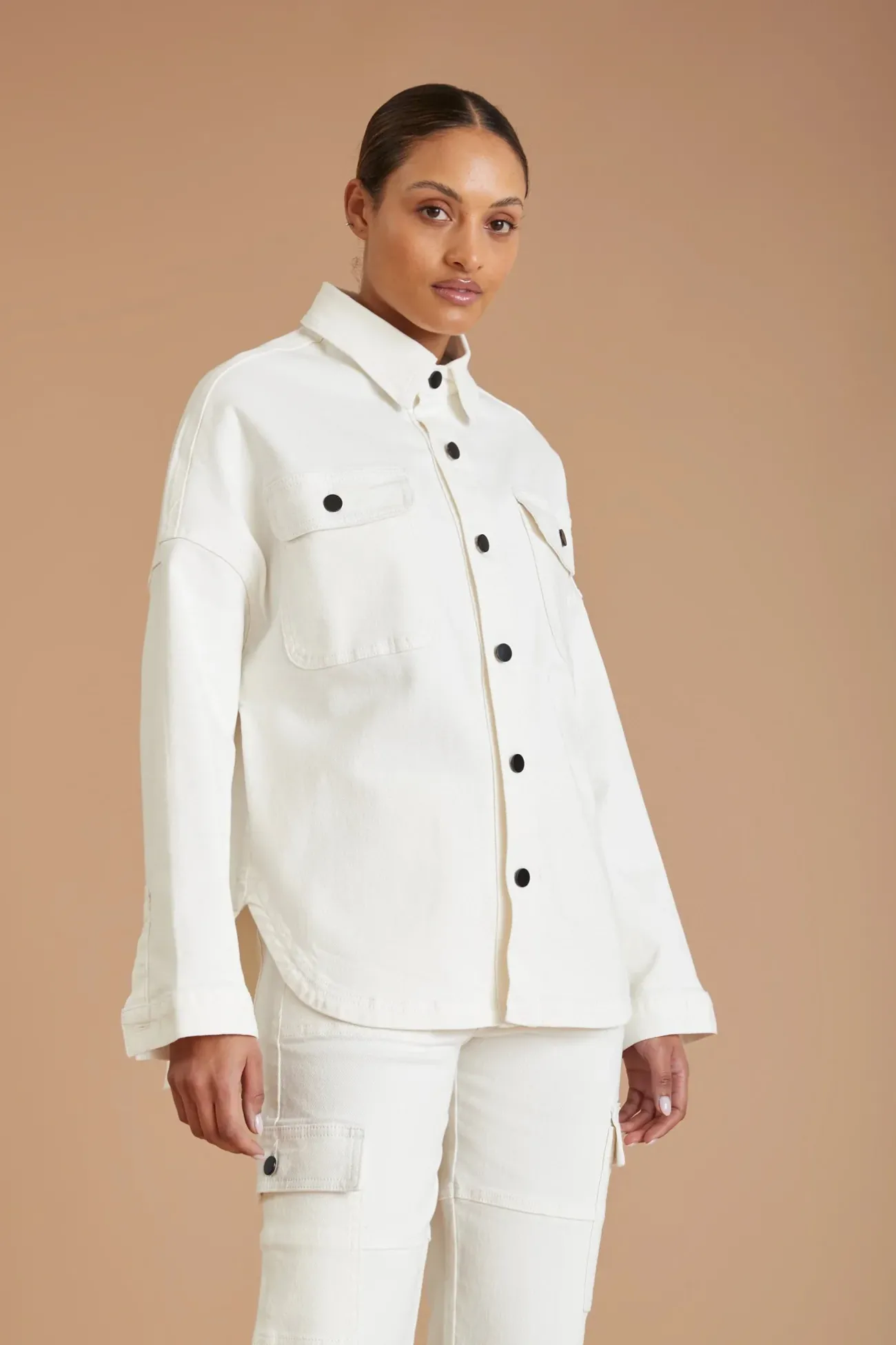 AF Denim Longsleeve Shirt<ALL FENIX Fashion