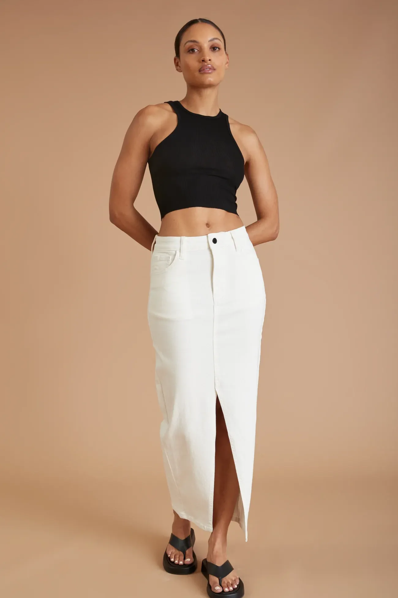AF Denim Skirt<ALL FENIX Clearance