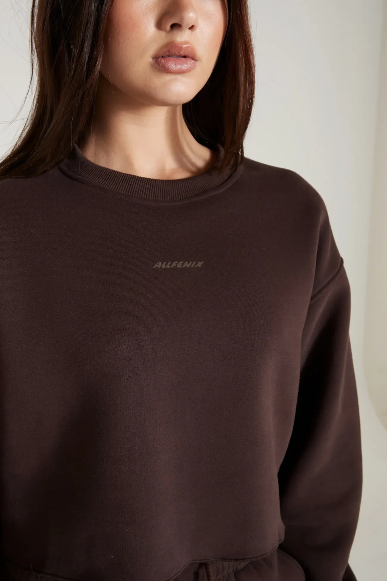 Crew Crop Sweater<ALL FENIX Hot