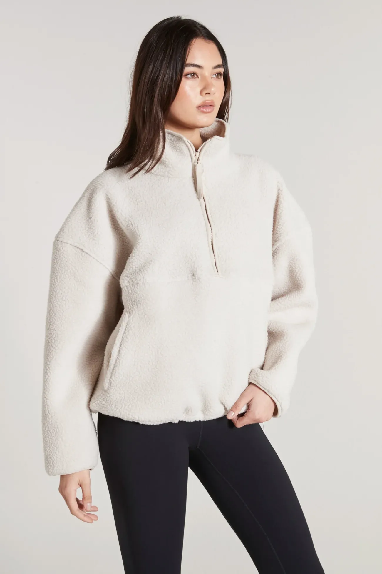 Soft Fleece 1/2 Zip Sweater<ALL FENIX Clearance