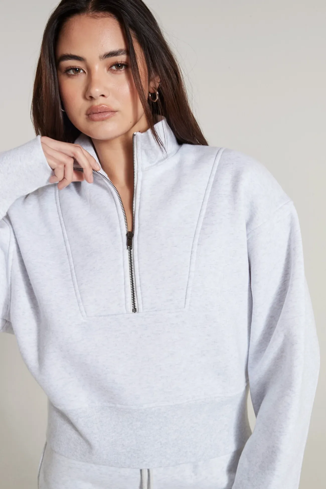 Track 1/2 Zip Sweater<ALL FENIX Outlet
