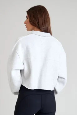 Arlo Crop 1/2 Zip Sweater<ALL FENIX Discount