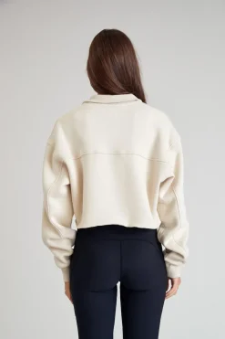 Arlo Crop 1/2 Zip Sweater<ALL FENIX Sale