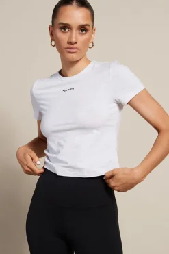 Baby Tee (White Marle)<ALL FENIX Clearance