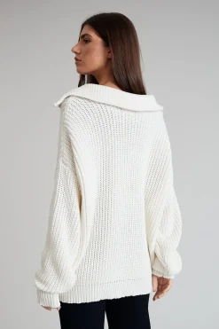 Chunky 1/2 Zip Knit<ALL FENIX Hot