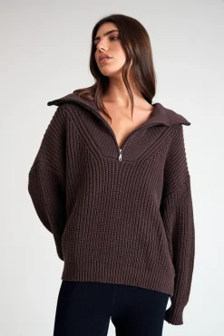 Chunky 1/2 Zip Knit<ALL FENIX Discount