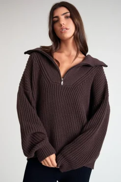 Chunky 1/2 Zip Knit<ALL FENIX Discount