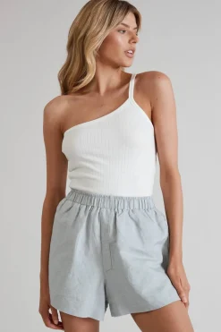 Daisy One-Shoulder Tank<ALL FENIX Sale