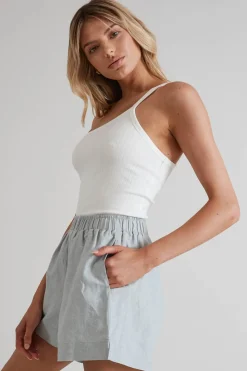 Daisy One-Shoulder Tank<ALL FENIX Sale
