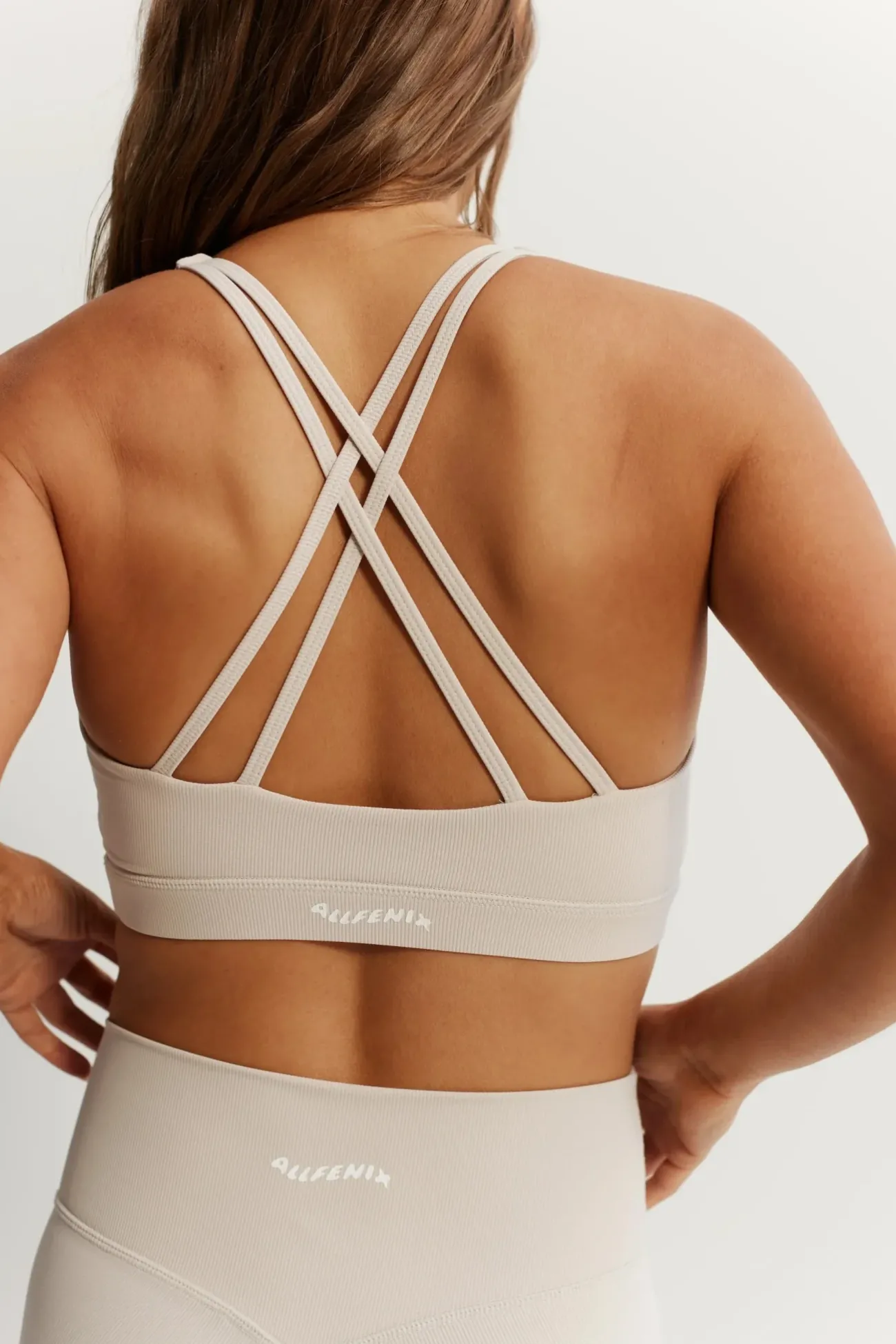 EcoRib Cross Back Sports Bra<ALL FENIX Sale