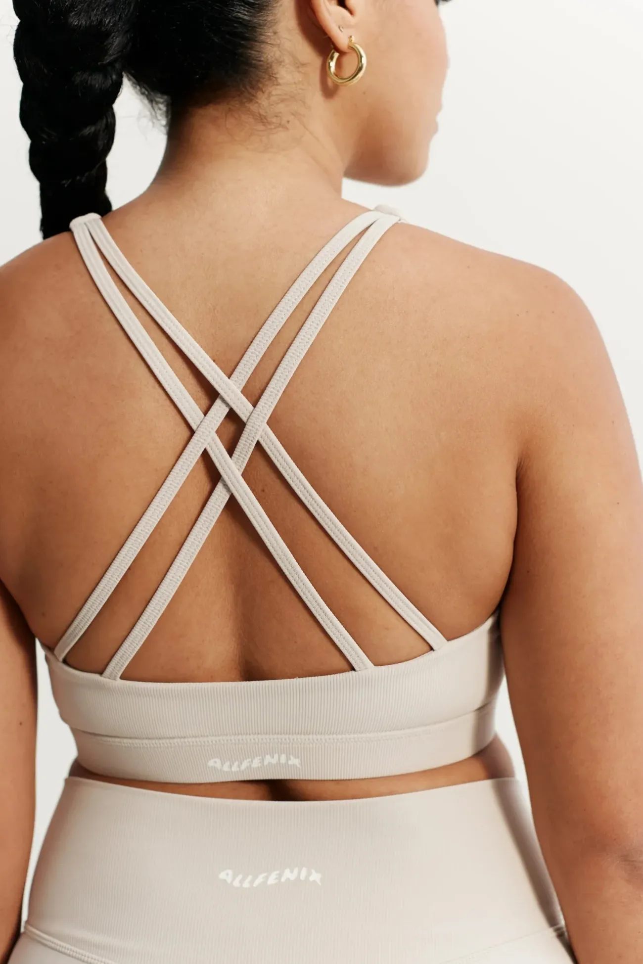 EcoRib Cross Back Sports Bra<ALL FENIX Sale