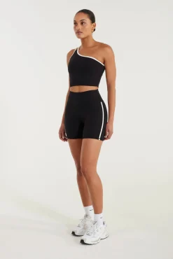 EcoSculpt Contrast One Shoulder Tank<ALL FENIX Outlet