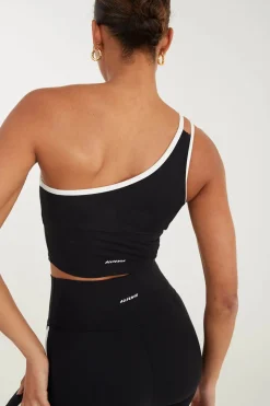 EcoSculpt Contrast One Shoulder Tank<ALL FENIX Outlet