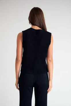 Longline Knit Vest<ALL FENIX Best