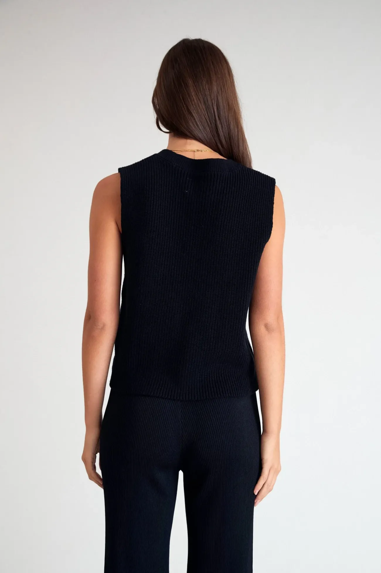 Longline Knit Vest<ALL FENIX Best