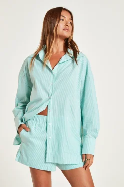 Lucia Striped Shorts<ALL FENIX Sale