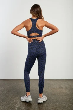 Oversized Cheetah Mid Racer Sports Bra<ALL FENIX Clearance