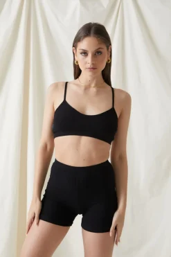 Rib Cotton Bralette<ALL FENIX Discount